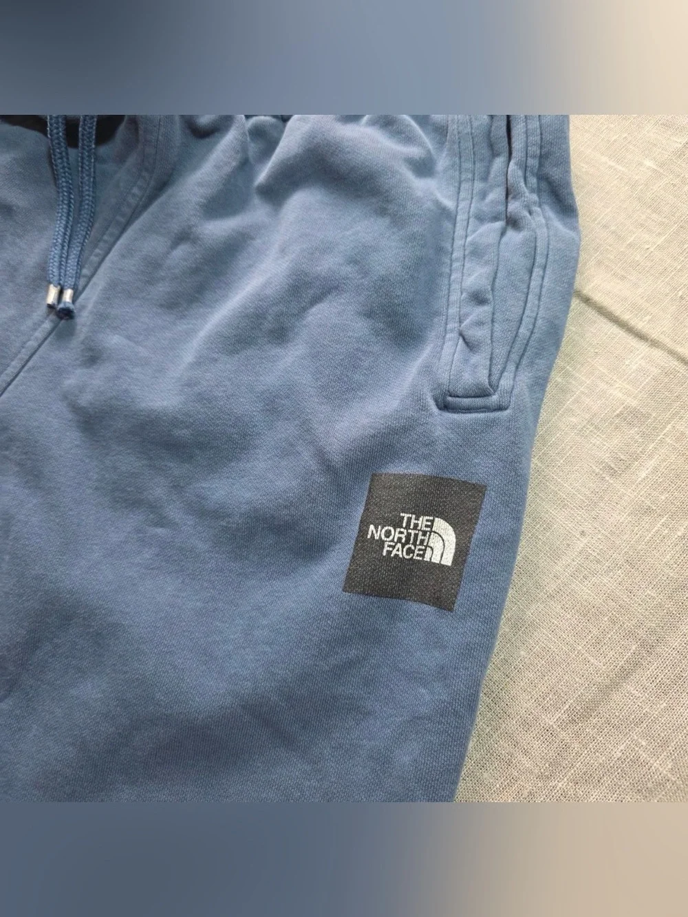 The North Face Sweatpants Mens Size M Medium Blue Joggers Fleece